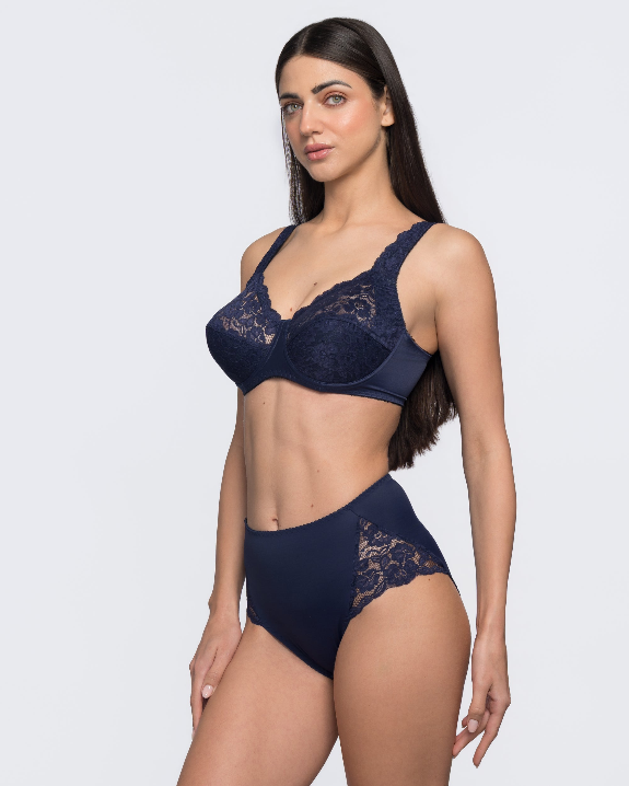 Brigitte Matching Brief - Blue