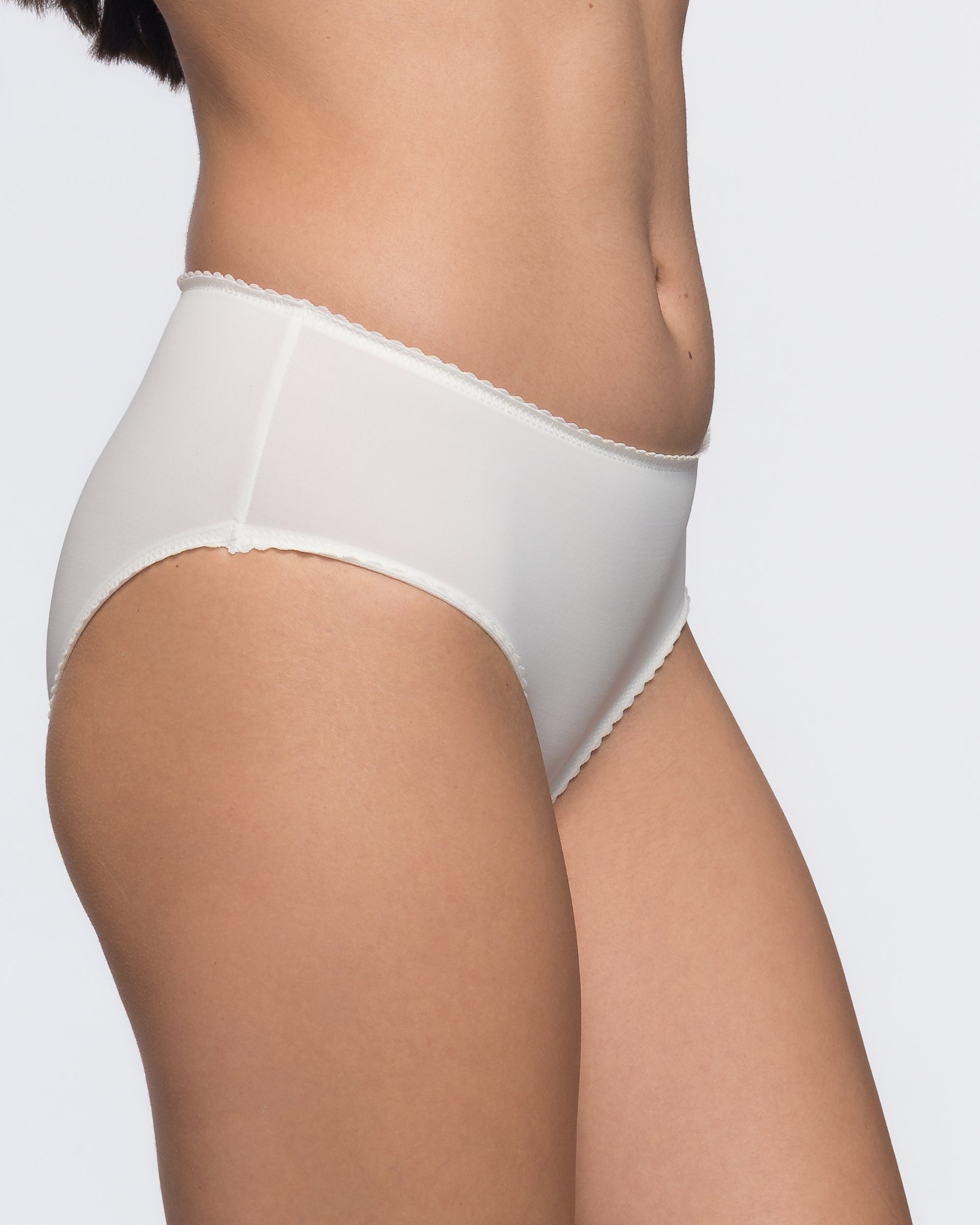 Léa Hipster - Mid-rise everyday luxury - Ivory