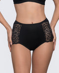 High-waist classic matching brief - Black